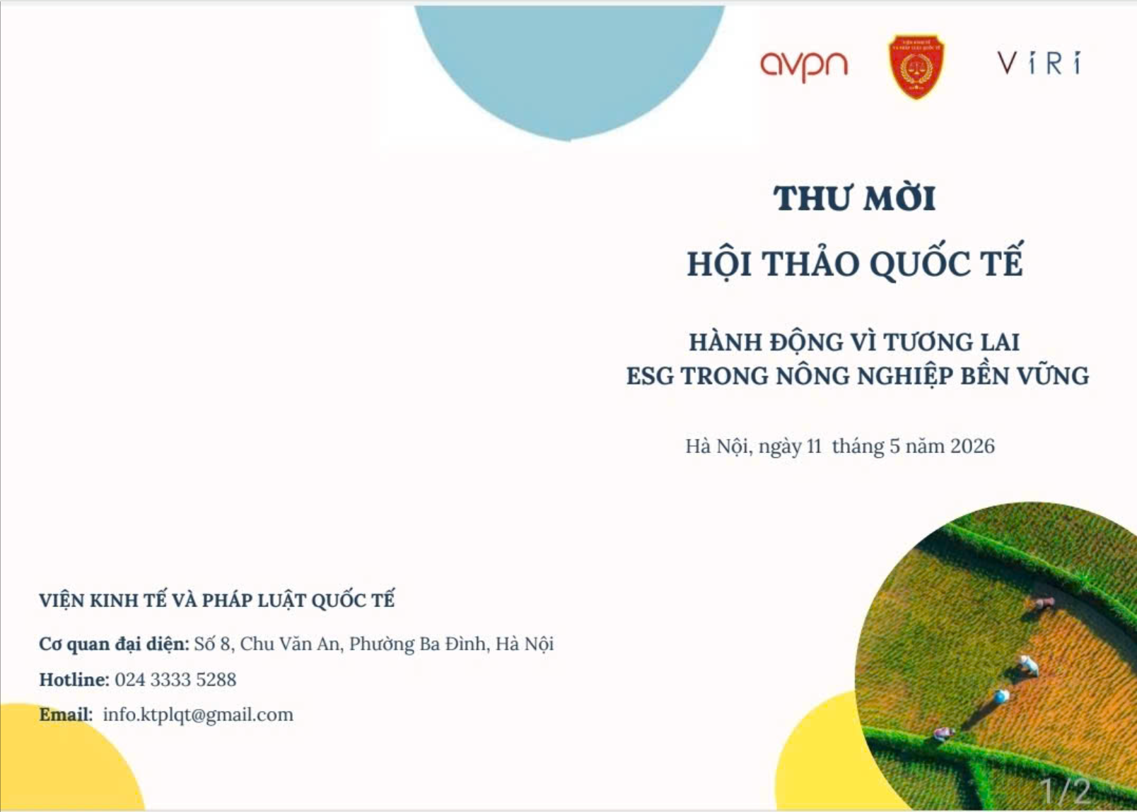 Hội thảo Quốc tế: \\\